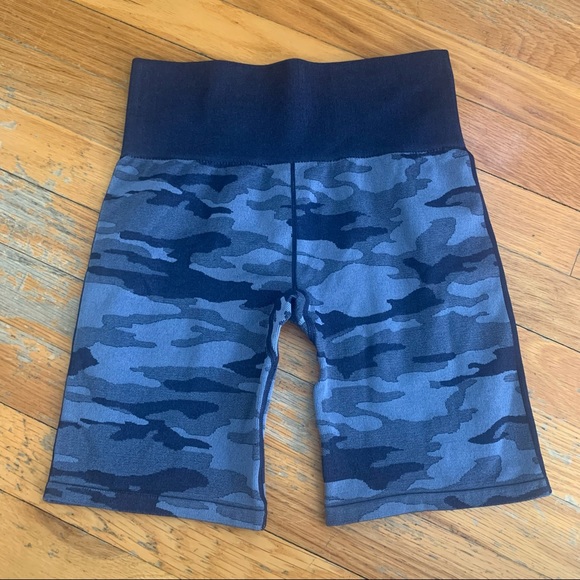 Ryka Pants - Ryka blue camo seamless shorts